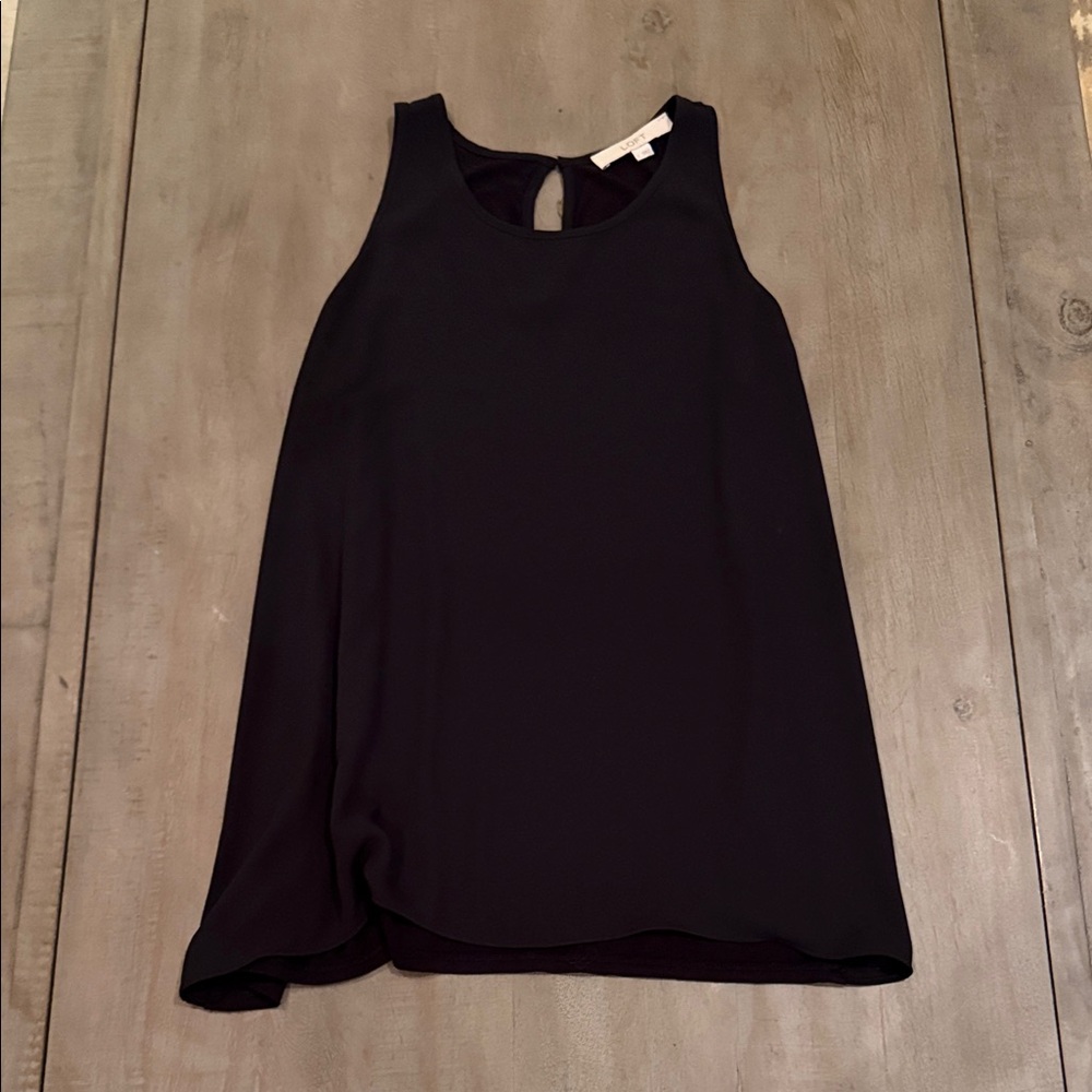 LOFT Black Tank Top